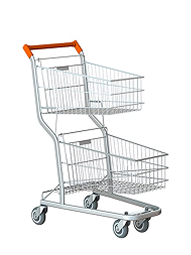Carrinho de Compras 90L Duplo