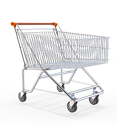 Carrinho de Compras Atacadista 400kg