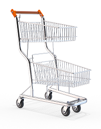 Carrinho de Compras Duplo 50L